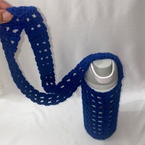 Handmade Crochet Water bottle sling holder